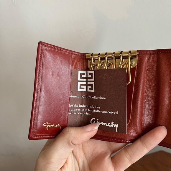 Vintage Givenchy Small Card Holder Leather Wallet - Picture 6 of 9
